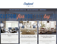 Tablet Screenshot of england-furniture-care.com